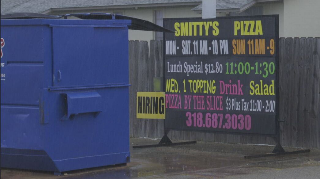 portable sign dumpster